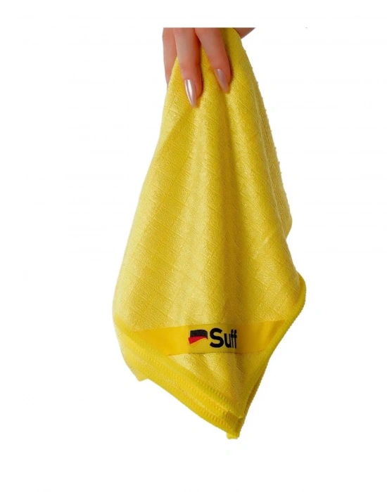 KK. Suff Lotus 70x50Cm Mikrofiber Yüzey Temizlik Bezi Büyük Boy İnox Yüzey Temizlik Bezi Küçük Damalı 70x50 cm