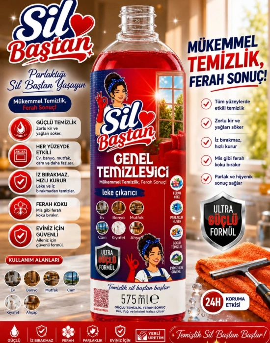SİL BAŞTAN Leke Çıkarıcı Genel Temizleyici 575 ml