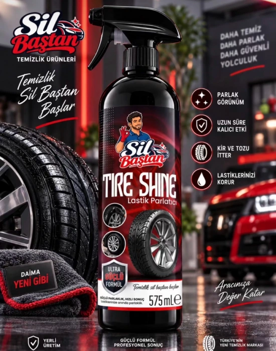 Sil BAŞTAN Lastik Parlatıcı Tire Shine ADET