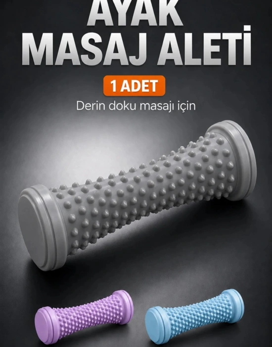 CT. El Ayak Masaj Dikenli Egzersiz Silindiri Ayak Masaj Silindiri Fasya El Avuç içi Ayak Için Kompakt Ayak Masaj Aleti