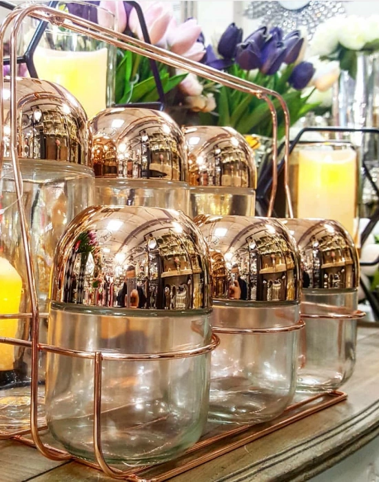 6LI STANDLI BAHARAT TAKIMI BRONZ (BAKIR )