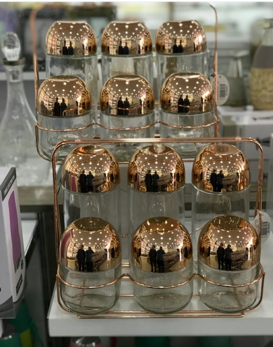 6LI STANDLI BAHARAT TAKIMI BRONZ (BAKIR )