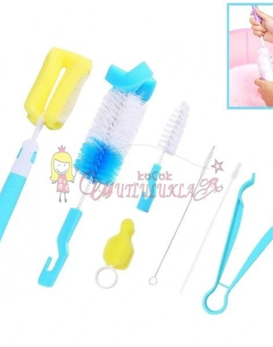 7 Parça Biberon Temizleme Fırçası Seti