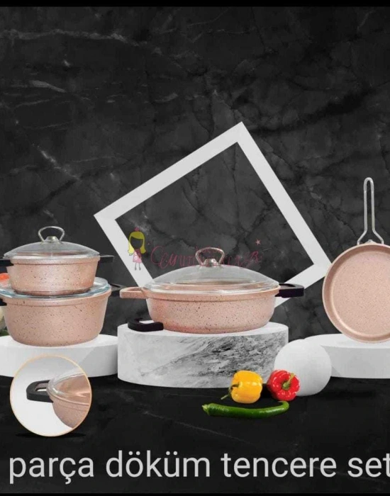 7 PARÇA DÖKÜM TENCERE SETİ
