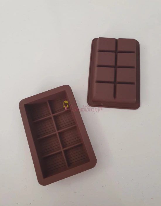 8 bölmeli Dubai Çikolatası Yapma Kalıbı Silikon Kek Kalıbı