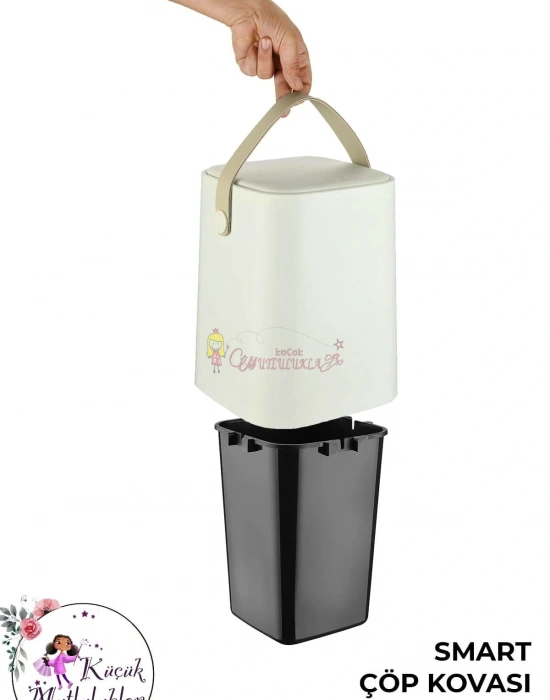 8 Lt Fenomen Tutma Saplı Sihirli Iç Kovalı Tezgah Üst Mutfak Çöp Kovası