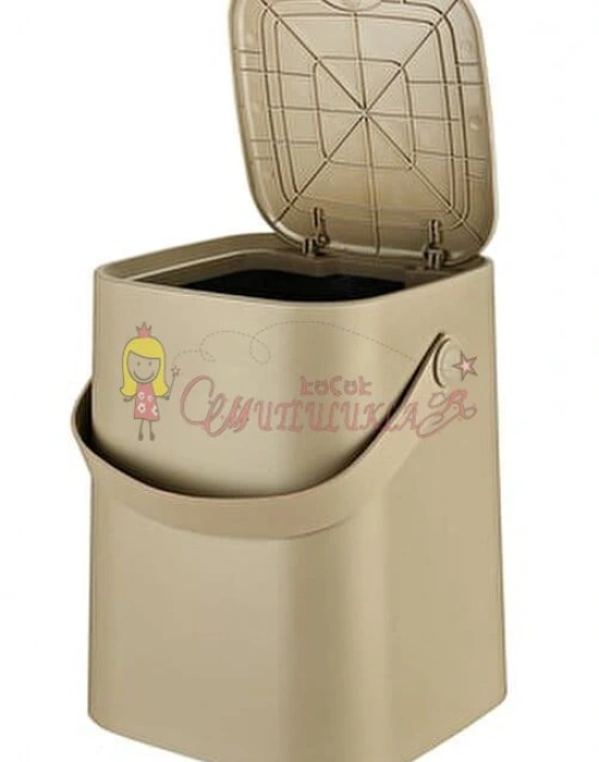 8 Lt Fenomen Tutma Saplı Sihirli Iç Kovalı Tezgah Üst Mutfak Çöp Kovası