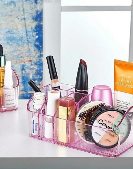 9 BÖLMELİ AKRİLİK LÜKS MAKYAJ ORGANİZERİ