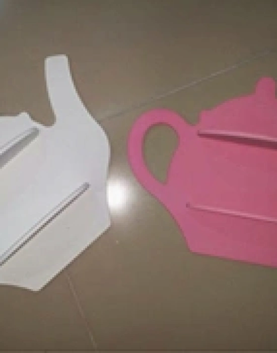 AHŞAP DEMLİK ŞEKLİNDE RAF