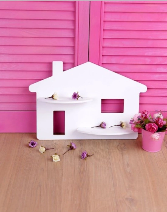 AHŞAP EVkelebek caydanlık  ŞEKLİNDE RAF ( karışık model )