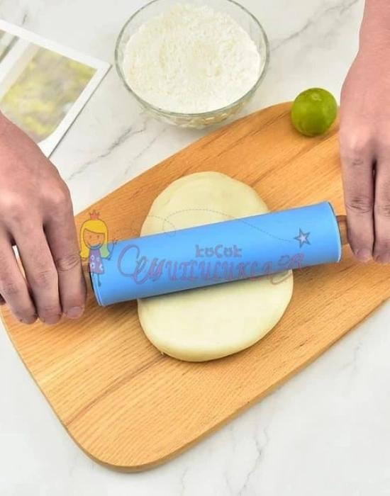 Ahşap Sapli Orta Boy Silikon Merdane