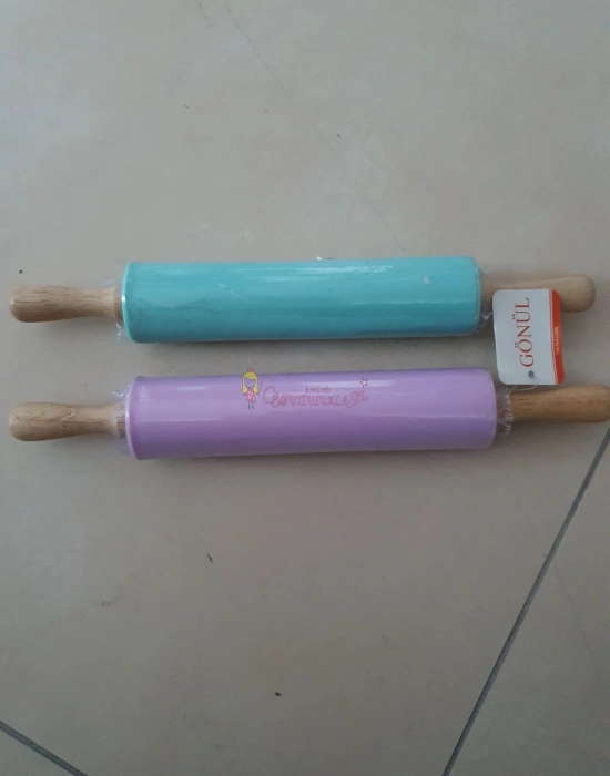 Ahşap Sapli Orta Boy Silikon Merdane