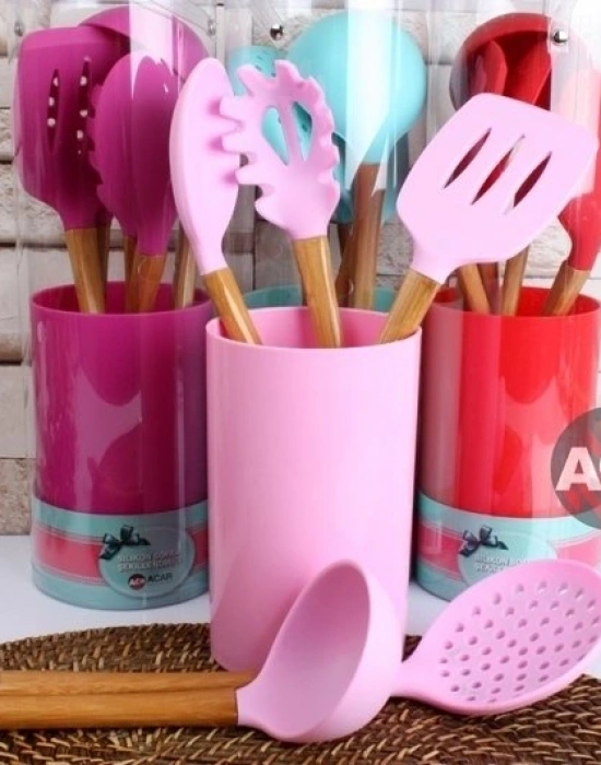 AHŞAP SAPLI YANMAZ LÜKS SERVİS TAKIMI