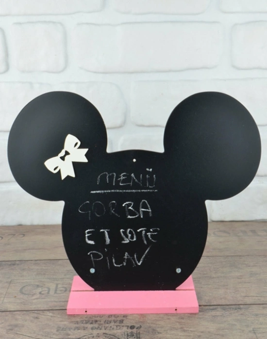 AHŞAP SWEET MİCKEY KARA TAHTA