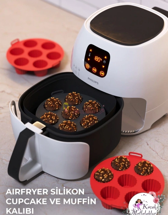 Airfryer Silikon Muffin Kek ( Cupcake ) Kalıbı