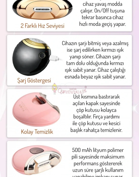 Akıllı Manikür Tırnak Kesme Makinesi