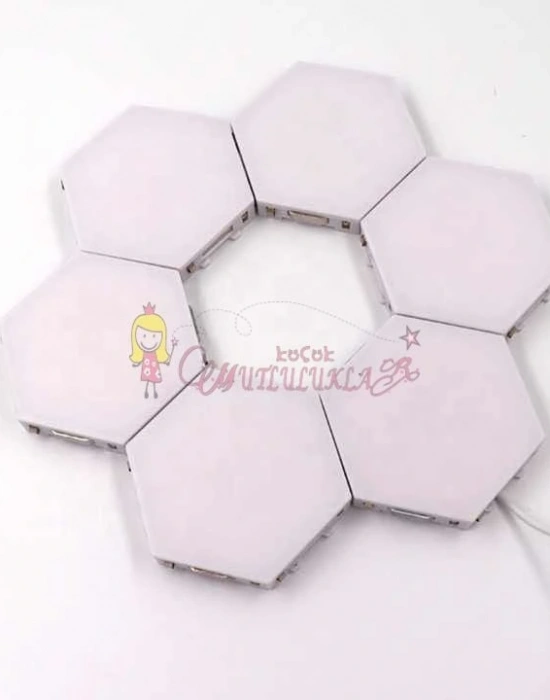 Altıgen LED Duvar Aydınlatması Dokunmatik Kumandalı Petek Lambası