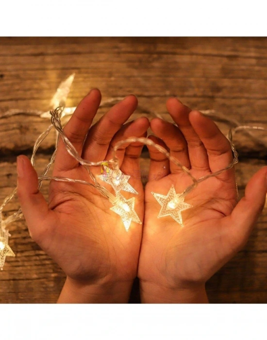 Animasyonlu 4.5 Metre  - Dekor Yıldız Led ( Gün Işığı) Elektrikli Led