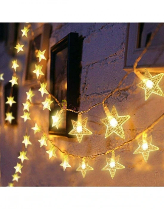 Animasyonlu 4.5 Metre  - Dekor Yıldız Led ( Gün Işığı) Elektrikli Led