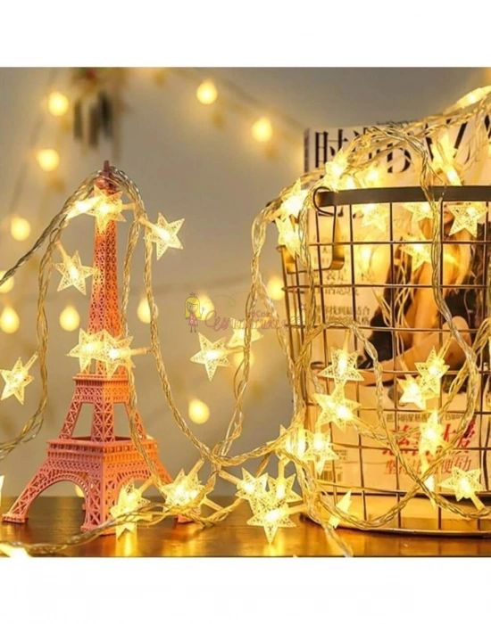 Animasyonlu 4.5 Metre  - Dekor Yıldız Led ( Gün Işığı) Elektrikli Led