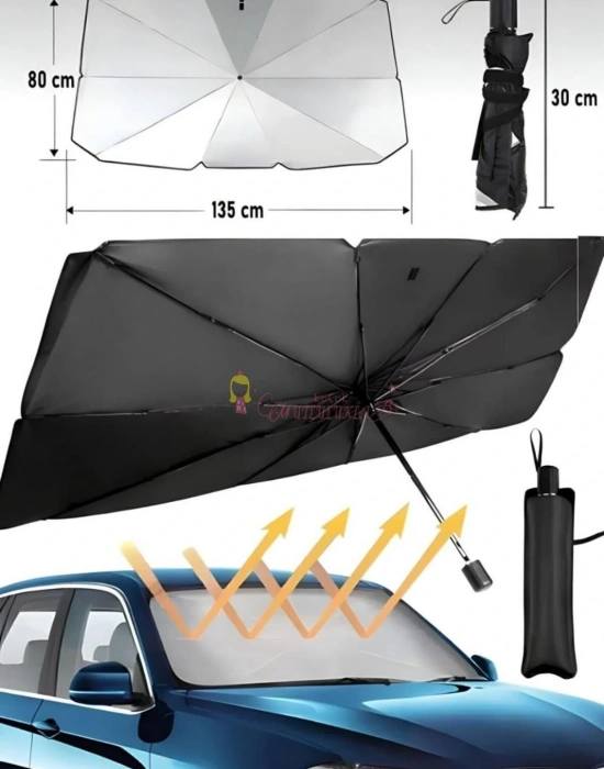 ARAÇ İÇİ ÖN CAM ŞEMSİYE GÜNEŞLİK
