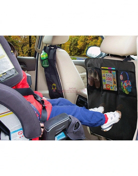 Arac Koltuk Arkası Koruyucu Fileli Organizer 2 Adet
