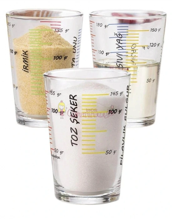 ARDA TURKMEN 3LÜ ÖLÇÜ BARDAGI