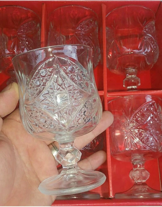 AYAKLI KRİSTAL MEŞRUBAT BARDAĞI