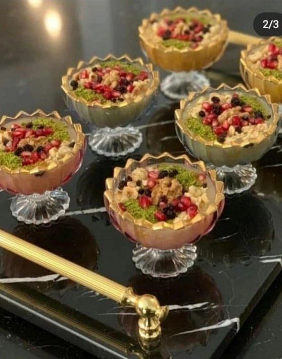 AYAKLI YALDIZLI KASE 6LI