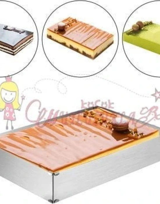 Ayarlanabilir Kare Pasta Kek Kalıbı