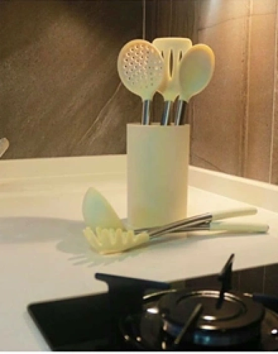 AZRA SİLİKON KEPÇE TAKIMI KREM