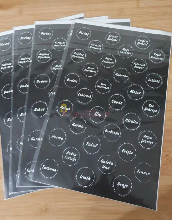 BAHARAT ETİKETİ ( 104 ADET )