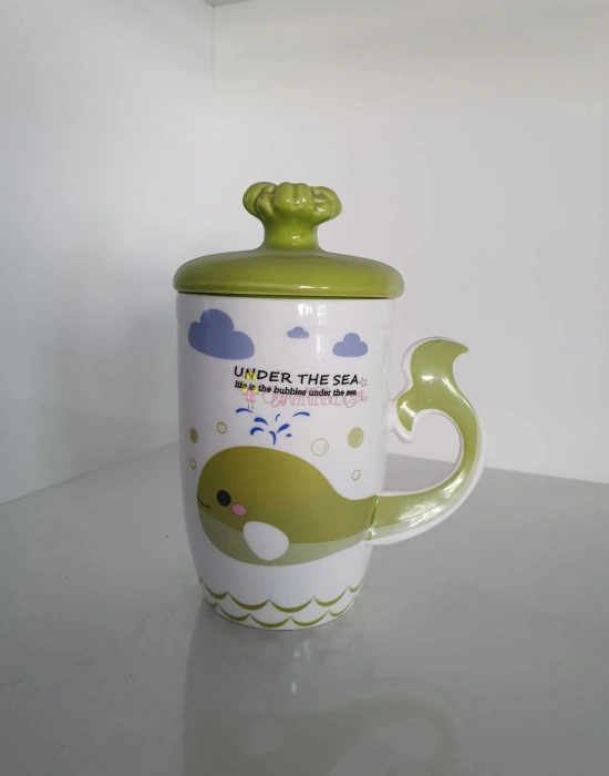 Balık Kulplu Tasarım Kupa