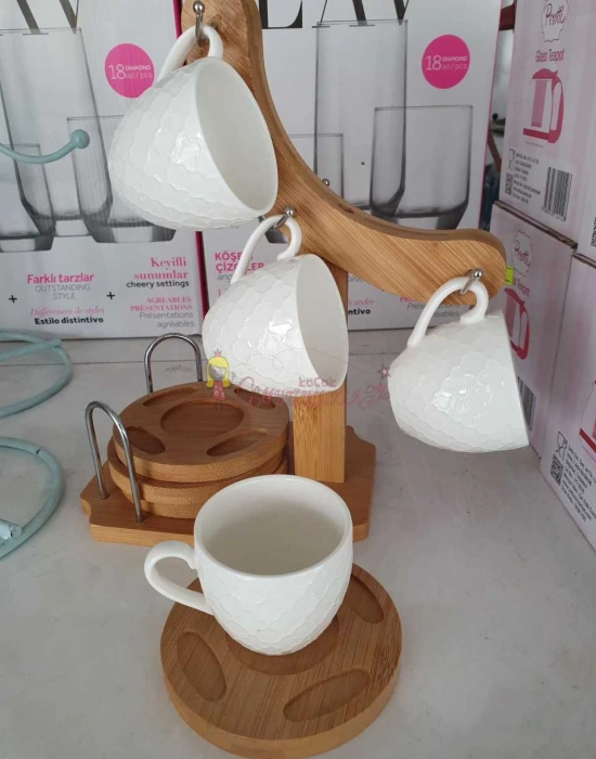 Bambu 4lü Kahve Fincanı