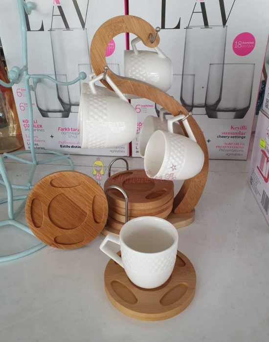 Bambu 6lı Kahve fincanı