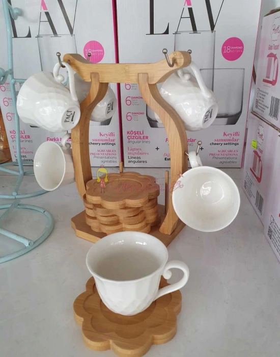 Bambu 6lı Kahve fincanı