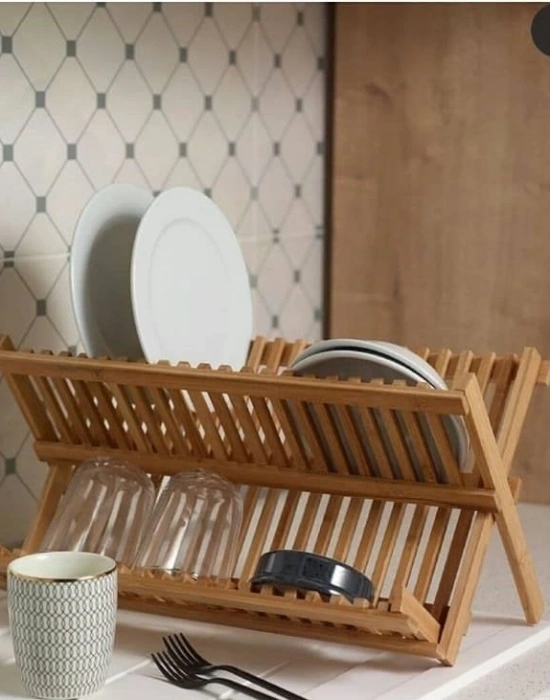 BAMBU BULAŞIK SEPETİ