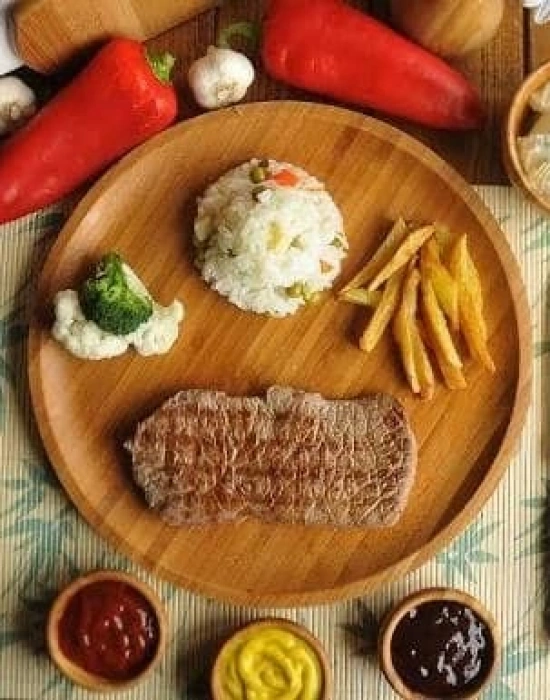 BAMBU DÜZ DÖNERLİ YUVARLAK SUNUM-SERVİS TABAĞI