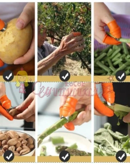 BAŞ PARMAK SEBZE AYIKLAMA ALETİ