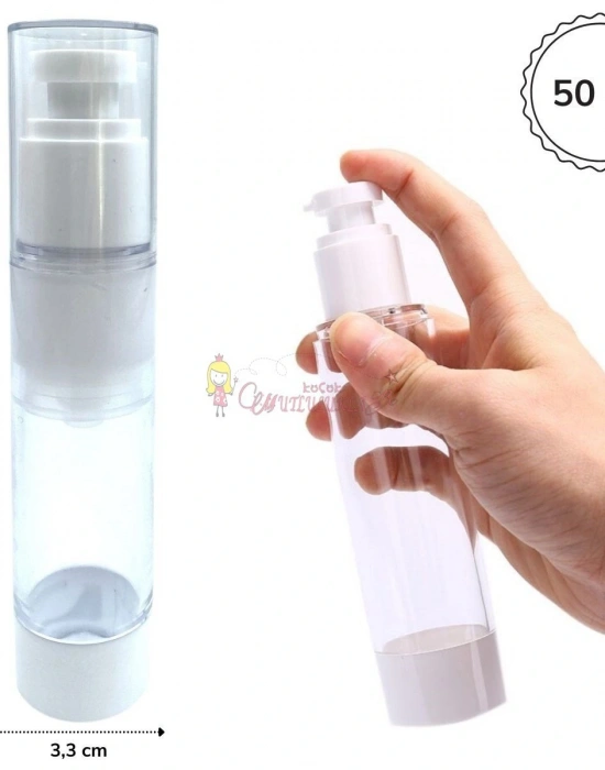 Basınçlı Doldurulabilir Taşınabilir Sızdırmaz Seyahat Parfüm Krem Şişesi