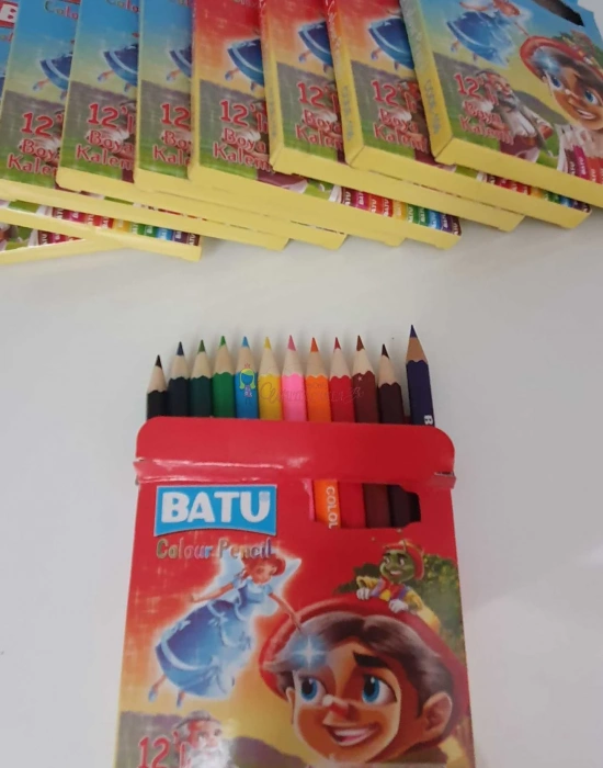 Batu Kuru Boya Kısa 12Li