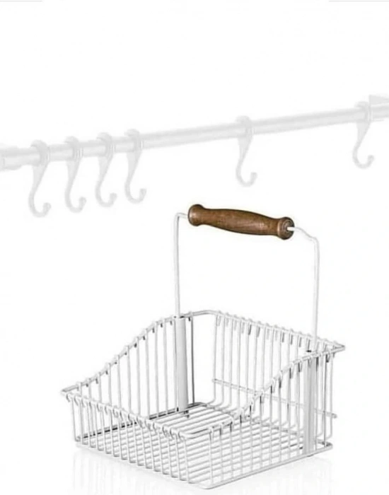 BEYAZ TEL SEPET 20*20