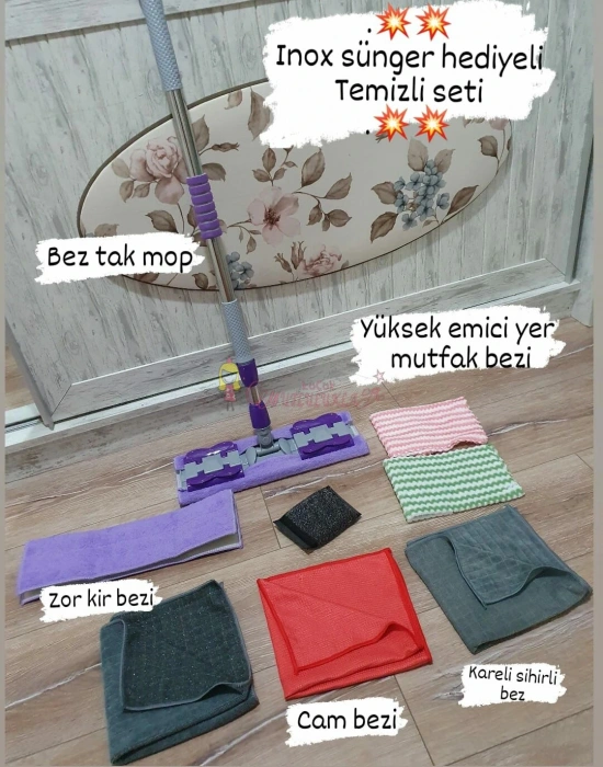 Bez Tak Mop Temizlik Seti