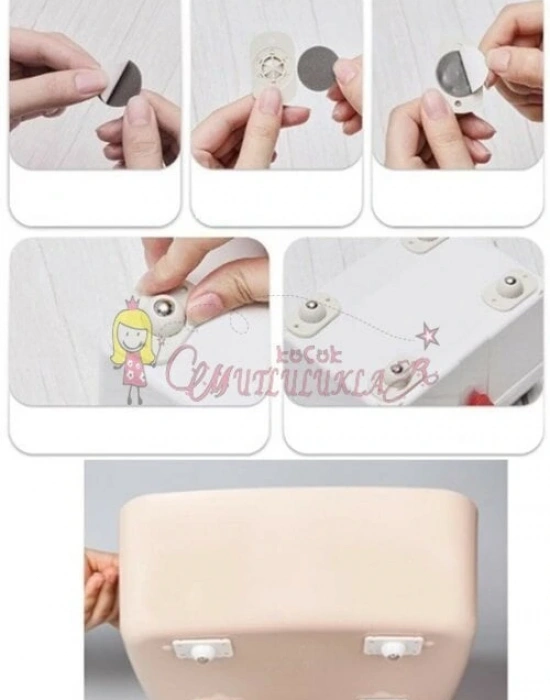 Bilyeli Eşya Kaydırma Aparatı 4lü Set