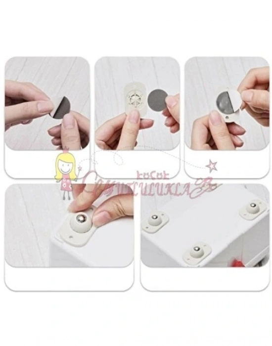 Bilyeli Eşya Kaydırma Aparatı 4lü Set