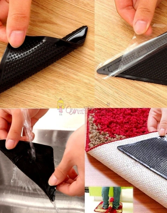 Buffer 4 Adet Ruggies Halı Kaydırmaz Pedler Halı Kayma Önleyici