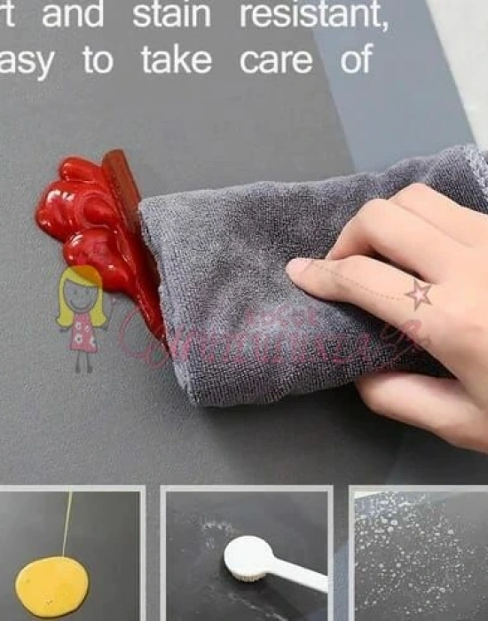 Büyük Boy Dikdörtgen Uzun HOME yazılı Sihirli Paspas