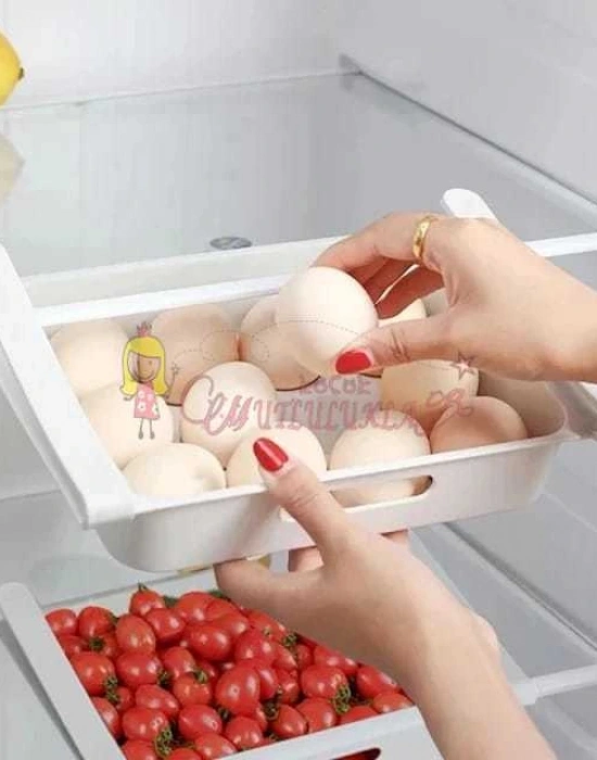 Buzdolabı Rafına Takılabilir 15li Yumurta Saklama Aparatı