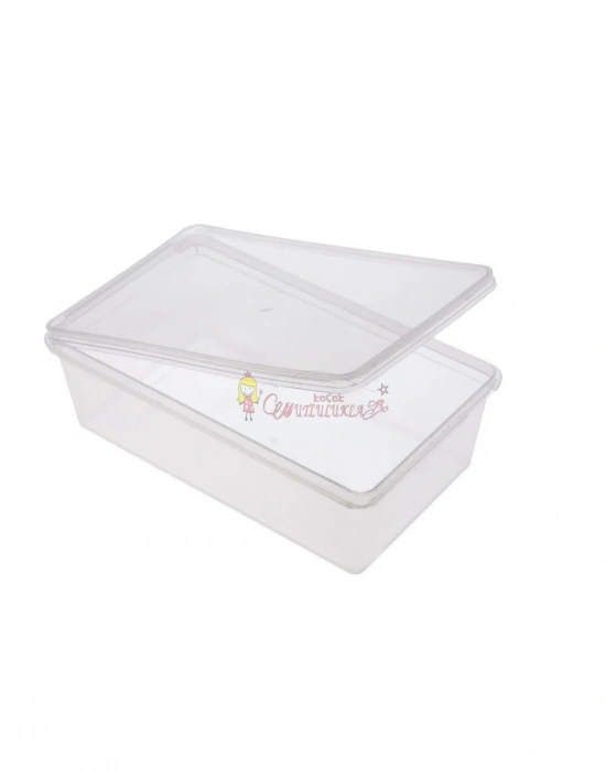 Buzdolabi Saklama kabi dikdortgen ( 10 adet ) 2 Lt