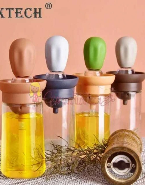 CAM Hazneli Silikon Yağ Sos Ve Yumurta Fırçası Fırçası